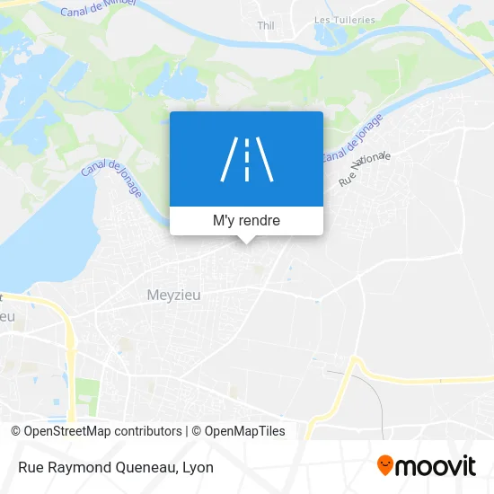 Rue Raymond Queneau plan