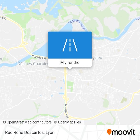 Rue René Descartes plan