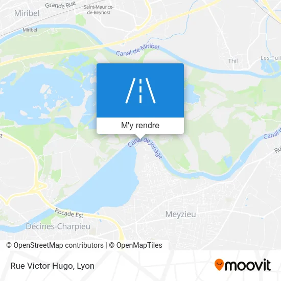 Rue Victor Hugo plan