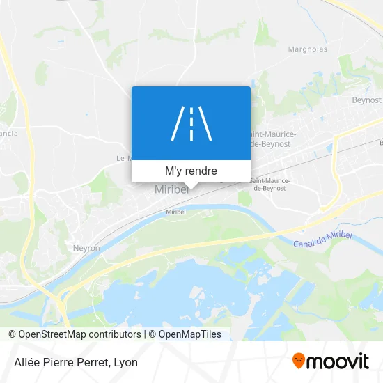 Allée Pierre Perret plan
