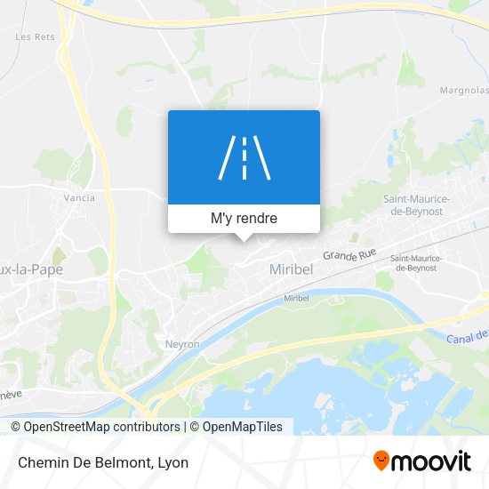 Chemin De Belmont plan