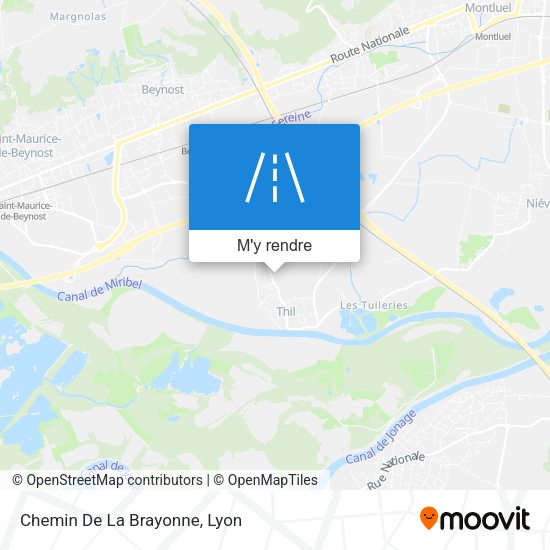 Chemin De La Brayonne plan