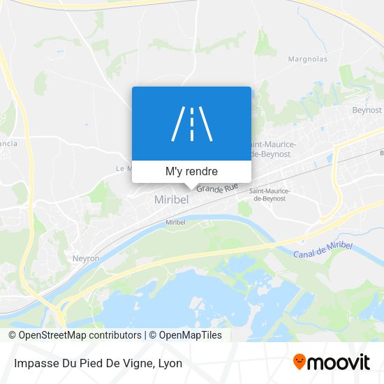 Impasse Du Pied De Vigne plan