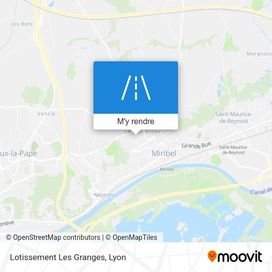 Lotissement Les Granges plan