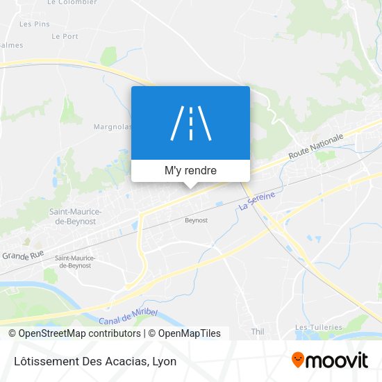 Lôtissement Des Acacias plan