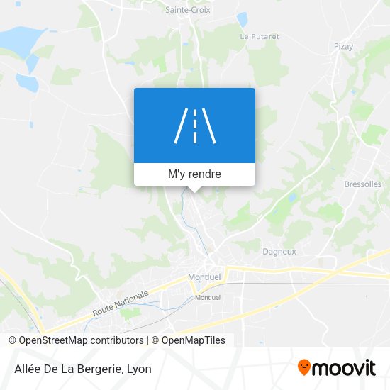 Allée De La Bergerie plan