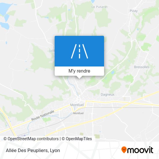 Allée Des Peupliers plan