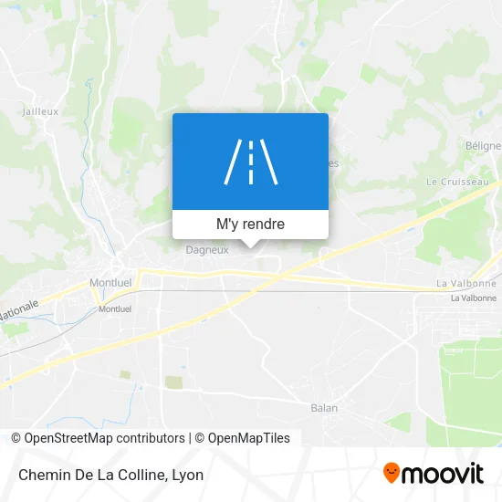 Chemin De La Colline plan