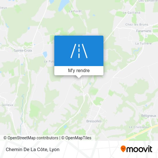 Chemin De La Côte plan