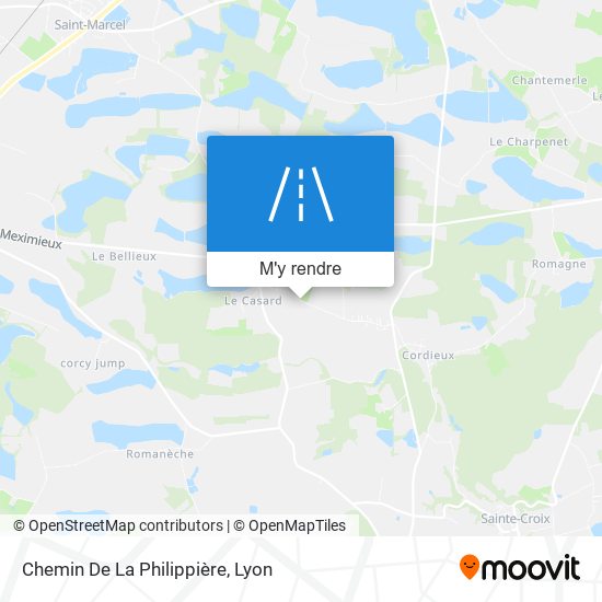 Chemin De La Philippière plan