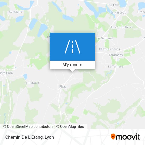 Chemin De L'Étang plan