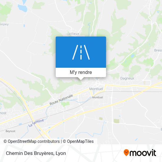 Chemin Des Bruyères plan