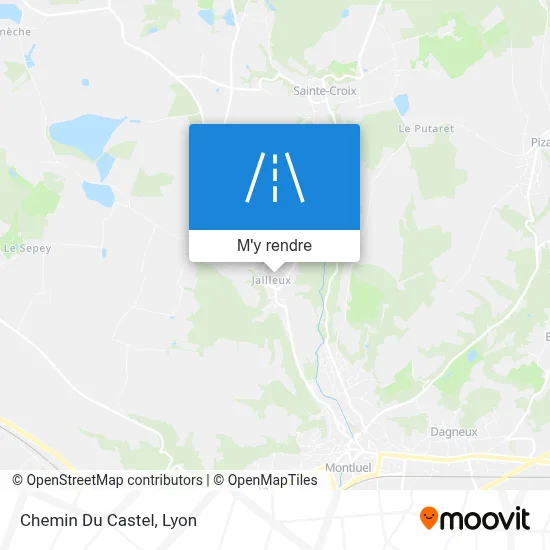 Chemin Du Castel plan