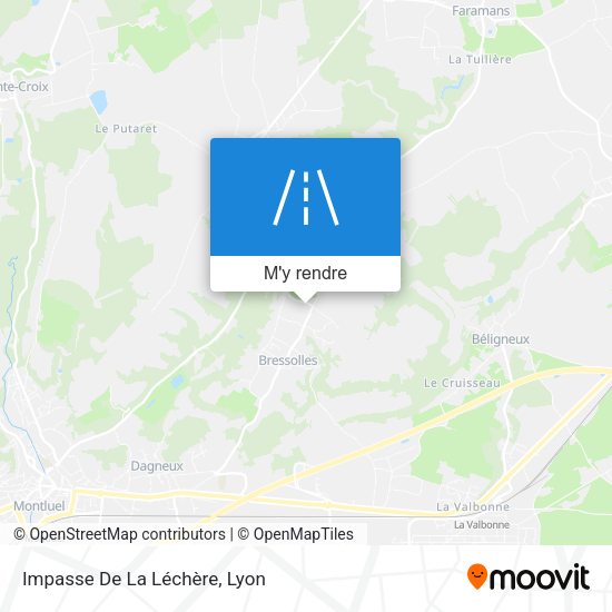 Impasse De La Léchère plan