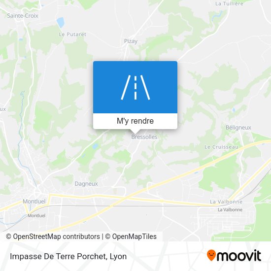 Impasse De Terre Porchet plan