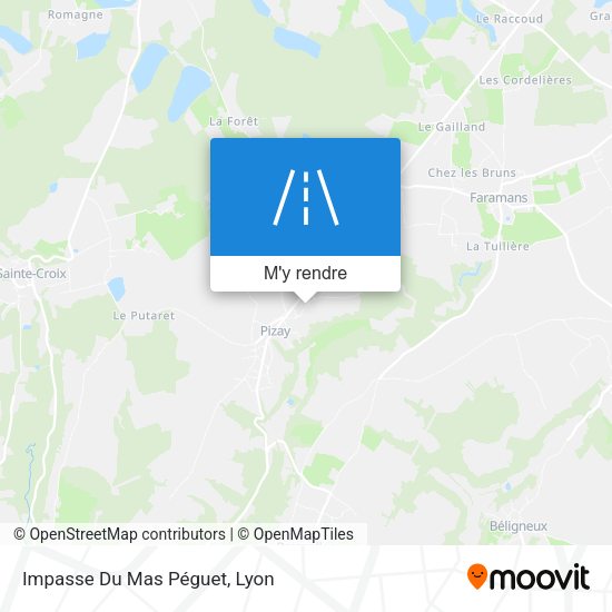 Impasse Du Mas Péguet plan