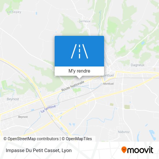 Impasse Du Petit Casset plan