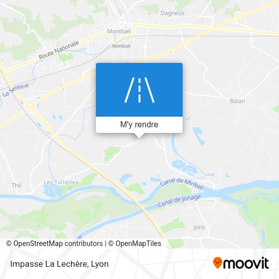 Impasse La Lechère plan