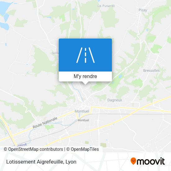 Lotissement Aigrefeuille plan