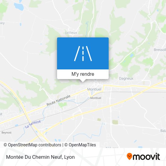 Montée Du Chemin Neuf plan
