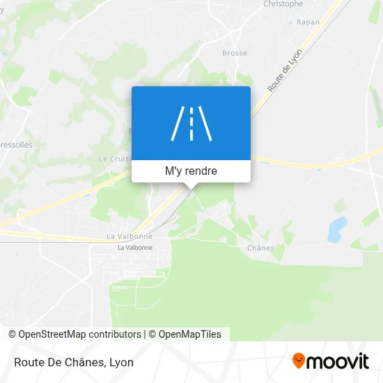 Route De Chânes plan