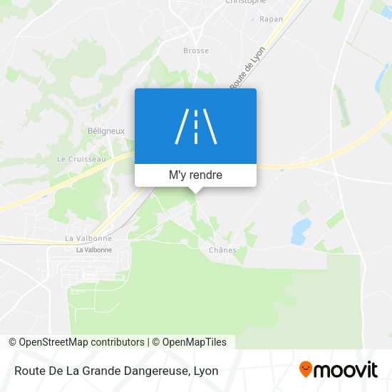 Route De La Grande Dangereuse plan