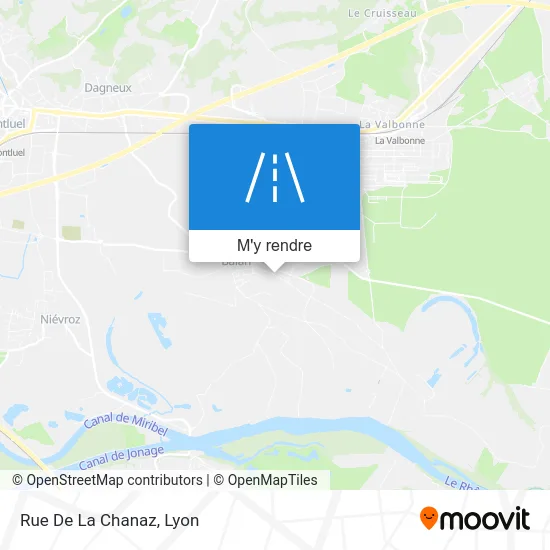 Rue De La Chanaz plan