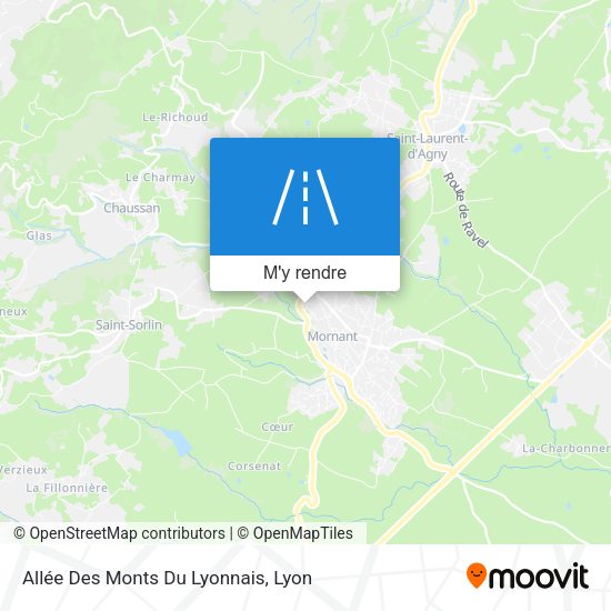 Allée Des Monts Du Lyonnais plan