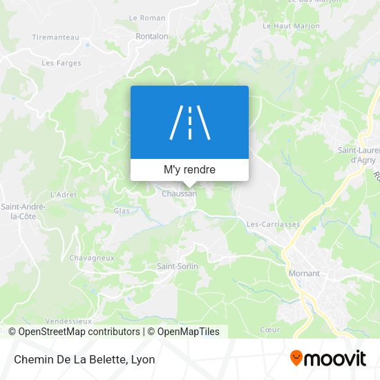 Chemin De La Belette plan