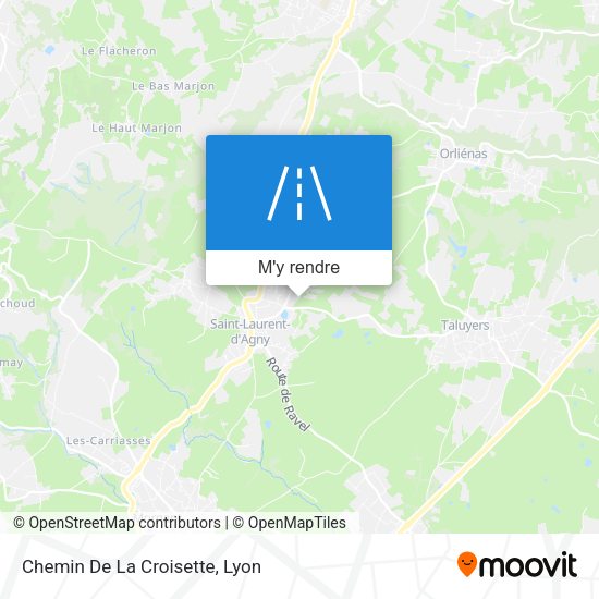 Chemin De La Croisette plan