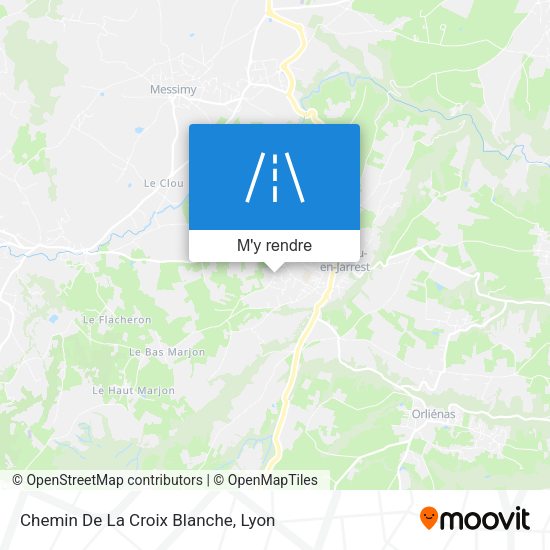 Chemin De La Croix Blanche plan