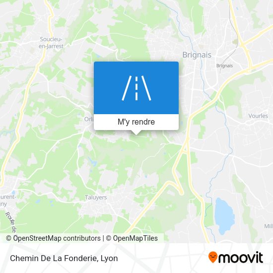 Chemin De La Fonderie plan