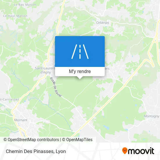 Chemin Des Pinasses plan