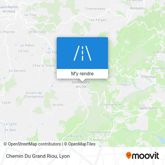 Chemin Du Grand Riou plan