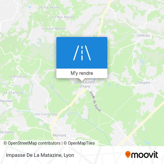 Impasse De La Matazine plan