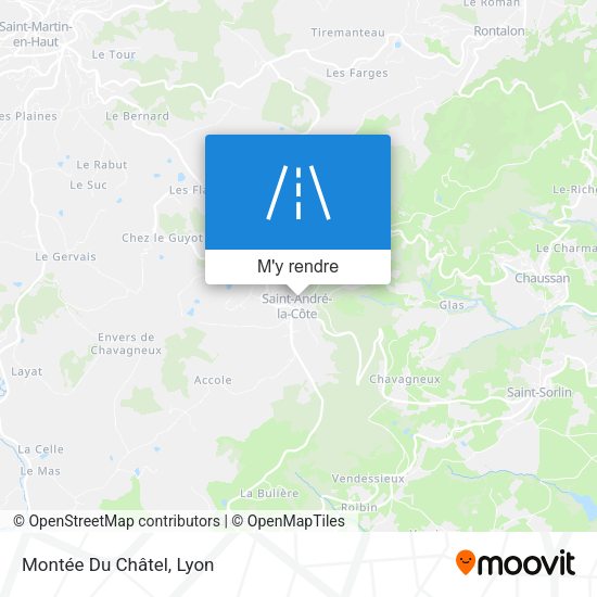 Montée Du Châtel plan