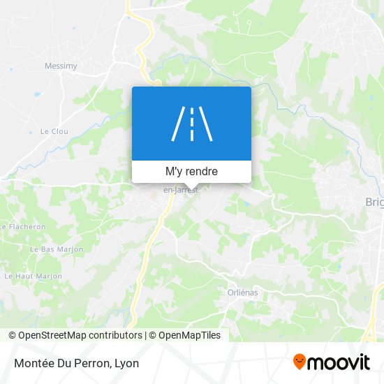 Montée Du Perron plan