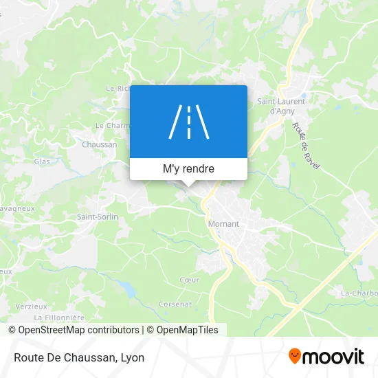 Route De Chaussan plan