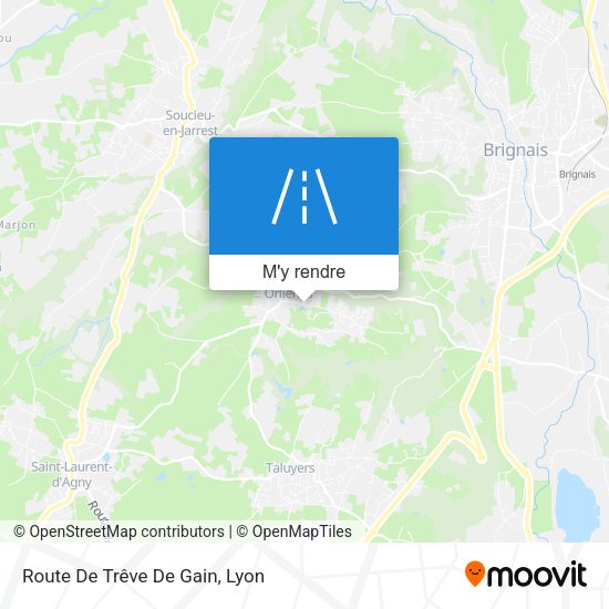 Route De Trêve De Gain plan