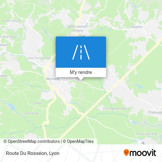 Route Du Rosséon plan