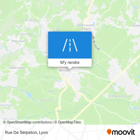 Rue De Serpaton plan