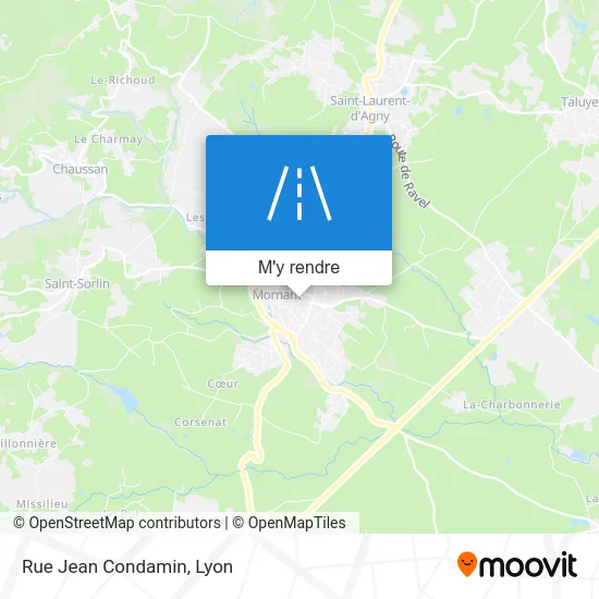 Rue Jean Condamin plan