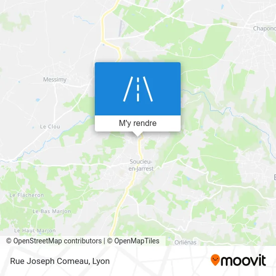 Rue Joseph Comeau plan