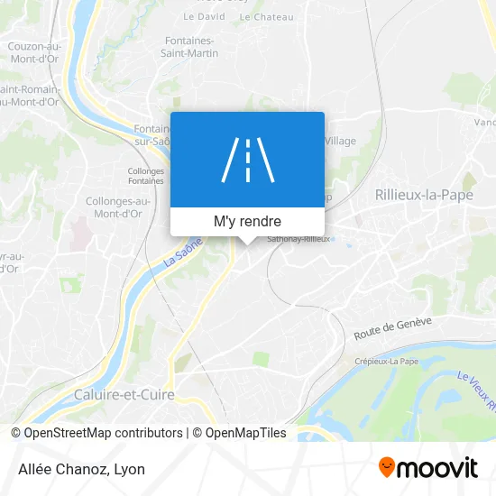 Allée Chanoz plan