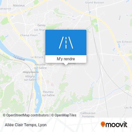 Allée Clair Temps plan