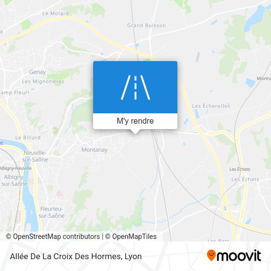 Allée De La Croix Des Hormes plan