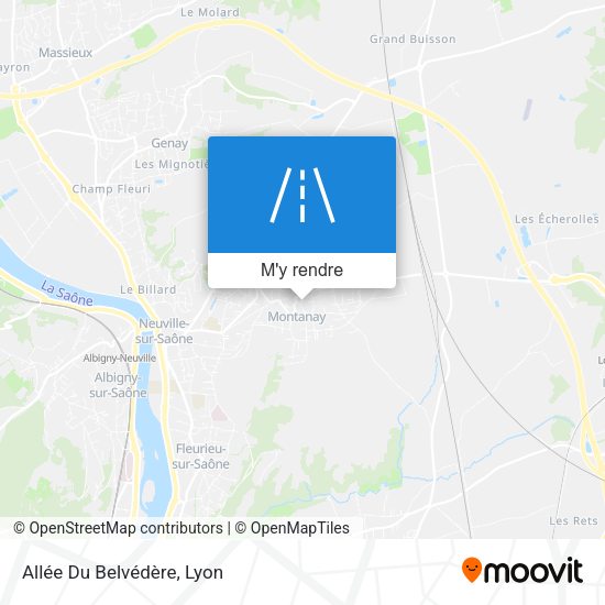 Allée Du Belvédère plan