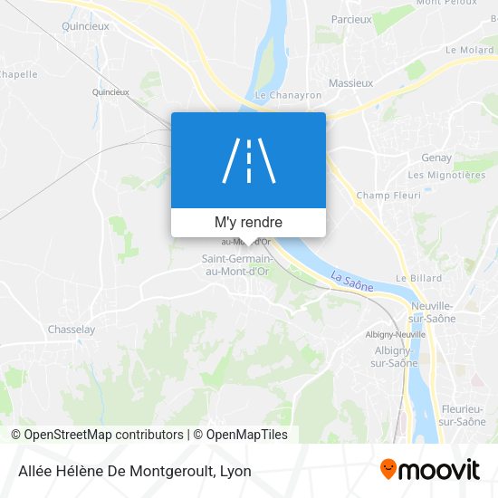 Allée Hélène De Montgeroult plan