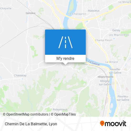 Chemin De La Balmette plan