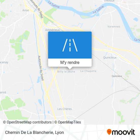 Chemin De La Blancherie plan